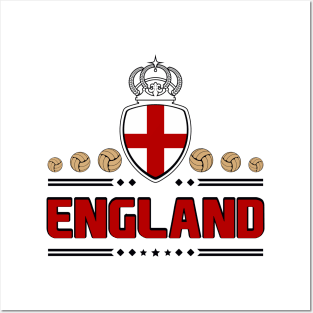 England Football Posters and Art